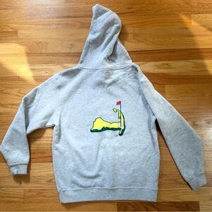 Kids Cape Cod Squire Gray Hooded Sweatshirt sz L